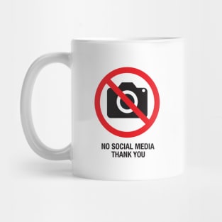 no social media Mug